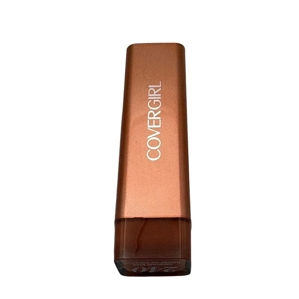 Covergirl Exhibitionist Lipstick 240 Caramel Kiss Brown Creamy Moisturizing
